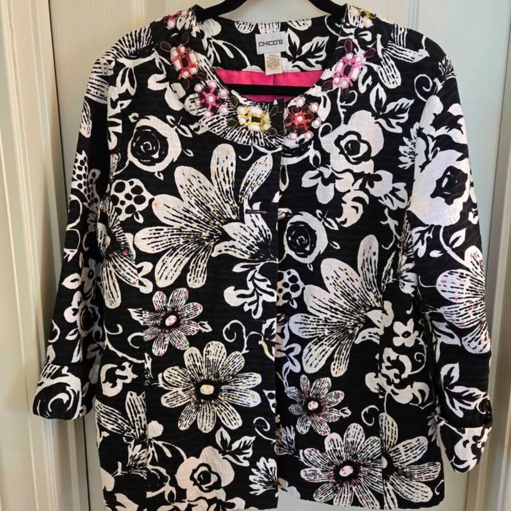 Bold Quilted Jacket - image 1